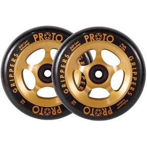 Kolečka Proto Grippers Black On Gold 110 mm 2 ks Kolečka Proto Grippers Black On Gold 110 mm 2 ks