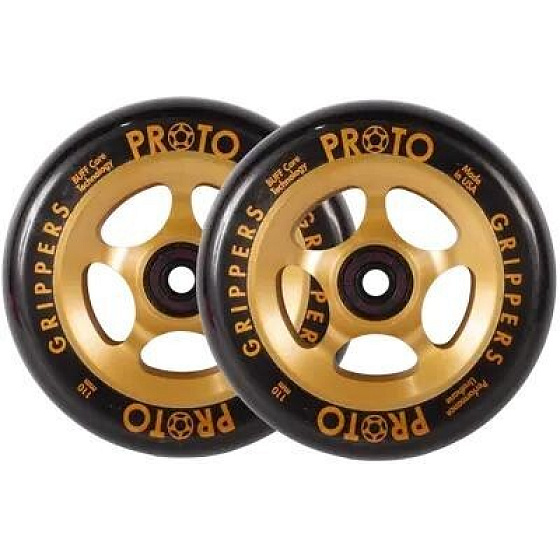 Kolečka Proto Grippers Black On Gold 110 mm 2 ks