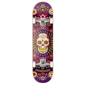 Skateboard Hydroponic Mexican 8.125" Purple Skull Skateboard Hydroponic Mexican 8.125" Purple Skull