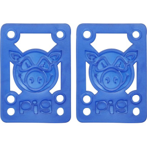 Pig Piles Soft Skateboard Risers 2-Souprava (Modrá)