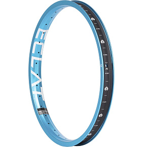 Eclat Bondi Straight Wall Ráfek BMX (Sandblast Cyan)