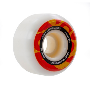 Enuff Conical Wheels - White / Orange - 54mm Enuff Conical Wheels - White / Orange - 54mm