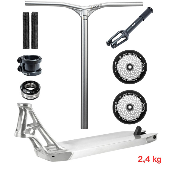 Freestyle koloběžka Custom Divine X Ethic Pandemonium 460 mm stříbrná