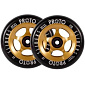 Kolečka Proto Spoked Sliders Black On Gold 110 mm 2 ks