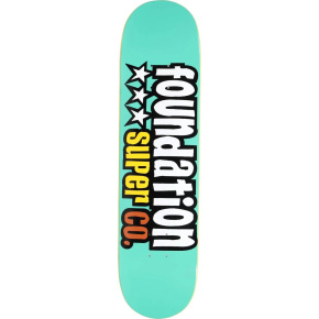 Foundation Team Skate Deska (7.88"|3 Star Teal) Foundation Team Skate Deska (7.88"|3 Star Teal)