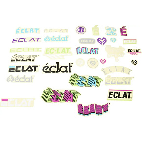 Eclat Stickerpack (Černá) Eclat Stickerpack (Černá)