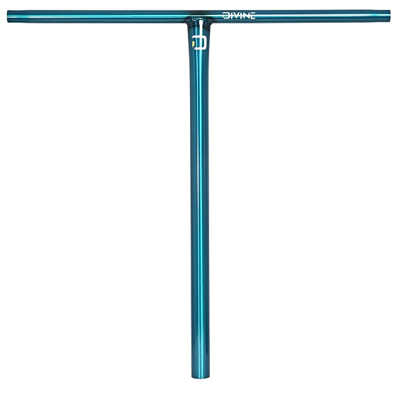 Řídítka Divine T-bar standard 650x610 mm Polished Teal