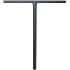Striker Steeltitanium 650 × 580 mm černá jsou pevná freestyle řídítka z CrMo oceli, vhodná pro vyšší jezdce a náročnější ježdění.