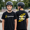 Tričko Scootshop Logo černé
