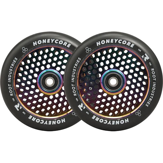 Kolečka Root Honeycore black Neochrome120 mm 2 ks