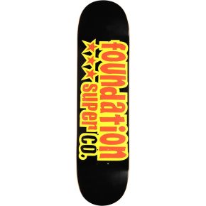 Foundation Team Skate Deska (8.125"|3 Star Black) Foundation Team Skate Deska (8.125"|3 Star Black)