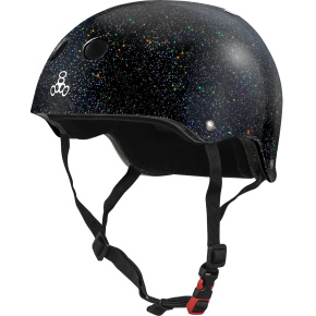 Triple Eight Glitter Sweatsaver Skate Helma (L-XL|Černá) Triple Eight Glitter Sweatsaver Skate Helma (L-XL|Černá)
