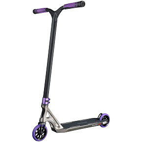 Drone Shadow 3 Evo Feather-Light Freestyle Koloběžka (Smoked Chrome / Purple)