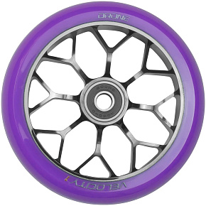Drone Velocity 110mm Spoked Super-Light Kolečko (Smoked Chrome / Purple) Drone Velocity 110mm Spoked Super-Light Kolečko (Smoked Chrome / Purple)