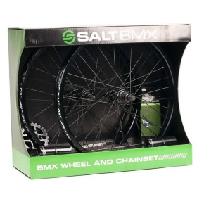 Salt Valon BMX Sada Kol/Řetězu (Černá) Salt Valon BMX Sada Kol/Řetězu (Černá)
