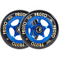 Kolečka Proto Grippers Black On Blue 110 mm 2 ks