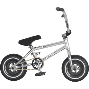 Mini BMX Wildcat Joker Original 2C Stříbrná bez brzd Mini BMX Wildcat Joker Original 2C Stříbrná bez brzd