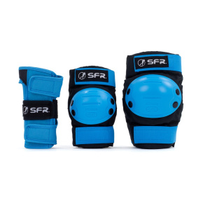SFR Youth Ramp Triple Pad Set - Black / Blue - Large SFR Youth Ramp Triple Pad Set - Black / Blue - Large