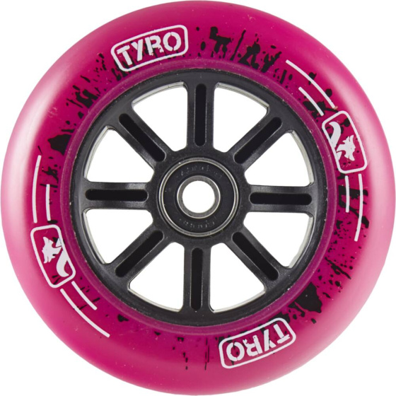 Kolečko Longway Tyro Nylon Core 110mm růžové