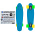 Set List samolepek + Skateboard FIZZ BOARD Blue