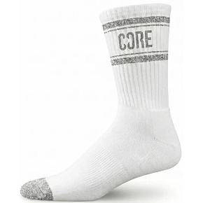 Core Classic Performance Crew Skate Ponožky (Bílá|35-38)