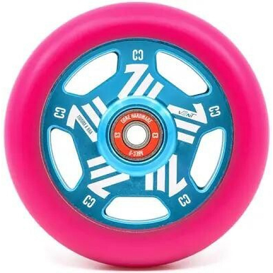 Kolečko Core Vent Hollow 110mm růžové/tyrkysové