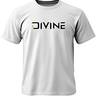 Divine tričko bílé | Rider merch z 100% bavlny | mptoner.live