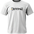 Divine tričko bílé | Rider merch z 100% bavlny | mptoner.live