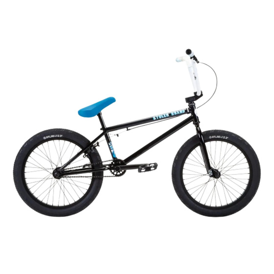 BMX kolo Stolen Stereo 20" 2022 20.75" Black/Blue Camo