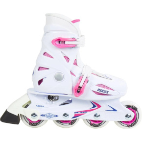 Roces Orlando III Kolečkové Brusle Dívčí (White/Pink|36-40) Roces Orlando III Kolečkové Brusle Dívčí (White/Pink|36-40)