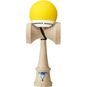 Kendama KROM Pop Rubber matná Žlutá Kendama KROM Pop Rubber matná Žlutá