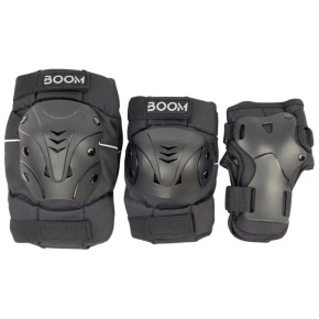 Set chráničů Boom Classic Plus L černý Set chráničů Boom Classic Plus L černý