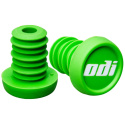 ODI Hucker Flangeless Gripy (160mm|Černá/Zelená)