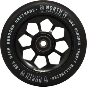 Kolečko North Pentagon 120mm černé Kolečko North Pentagon 120mm černé