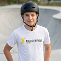 Tričko Scootshop Logo bílé
