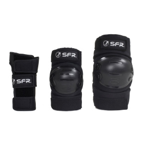 SFR Youth Ramp Triple Pad Set - Black - Medium SFR Youth Ramp Triple Pad Set - Black - Medium