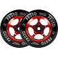 Kolečka Proto Spoked Sliders Black On Red 110 mm 2 ks