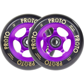 Proto Spoked Grippers Kolečka Na Freestyle Koloběžku 2-Balení (110mm|Black On Purple) Proto Spoked Grippers Kolečka Na Freestyle Koloběžku 2-Balení (110mm|Black On Purple)