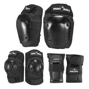 Eight Ball Park Pads 3-Souprava (M/L|Černá) Eight Ball Park Pads 3-Souprava (M/L|Černá)