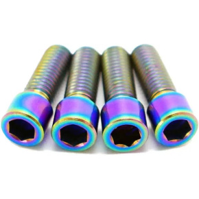 TLC Primo Titanium BMX Crank Arm Pinch šrouby (Rainbow) TLC Primo Titanium BMX Crank Arm Pinch šrouby (Rainbow)