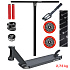 Freestyle koloběžka Custom Divine Zephyr 460 mm CrMo Black/Red / mptoner.live
